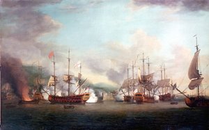Die Eroberung von Port Louis (Haiti) am 8. März.