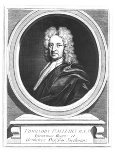 Porträt von Edmond Halley (1656-1742), graviert von George Vertue (1684-1756) von Richard Philips