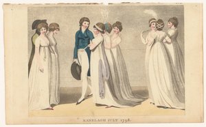 Magazin der weiblichen Mode von London und Paris: Ranelagh Juli 1798