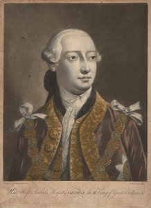 König George III., ca. 1762 (Mezzotint) von Richard Purcell