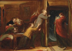 Skizze für "Der Ausgestoßene", 1851
