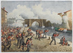 Das 27. Inniskilling Regiment in Toulouse, 10. April 1814, ca. 1900