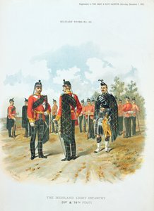 Das Highland Light Infantry, aus der Beilage zur Art and Navy Gazette, 7. Dezember 1895