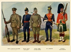 Typen der britischen Armee, 1919