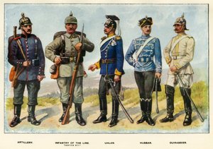 Typen der deutschen Armee, 1919 von Richard Simkin