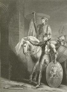 König Heinrich V. vor Harfleur von Richard Westall