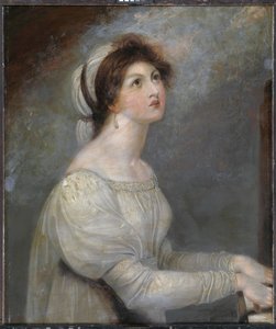 Lady Hamilton als Heilige Cäcilia von Richard Westall