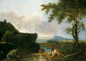 Ein weißer Mönch, 1733-1782 von Richard Wilson