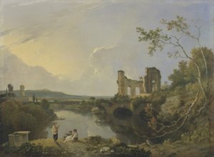 Italienische Landschaft (Morgen), ca. 1760-65