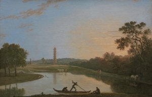 Kew Gardens: Die Pagode und die Brücke [1985, Cormack, YCBA Concise Catalogue]
