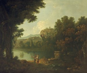 Am Tiber bei Rom von Richard Wilson