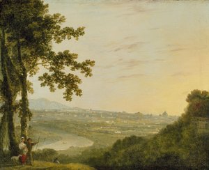 Rom von der Villa Madama, während oder nach 1753