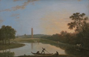 Kew Gardens: Die Pagode und die Brücke [1985, Cormack, YCBA Concise Catalogue]