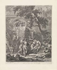 Amaryllis küsst Mirtillo von Richard van Orley (II)