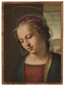 Die Madonna: ein Fragment eines Altarbildes von Ridolfo Ghirlandaio (attr. to)