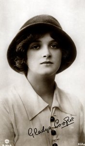 Gladys Cooper 1888-1971, englische Schauspielerin, frühes 20. Jahrhundert