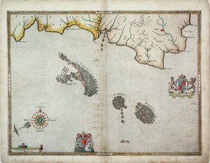 Die Engländer verfolgen die spanische Flotte östlich von Plymouth am 31. Juli - 1. August von Robert (after) Adams