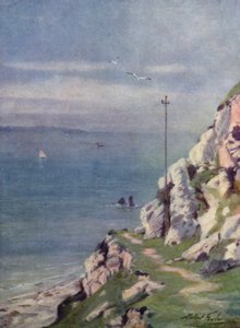 Ein Fußweg auf dem Great Orme von Robert (after) Fowler