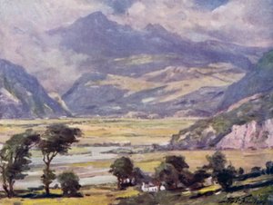 Snowdon von Traeth Mawr von Robert (after) Fowler