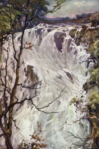 Swallow Falls, Bettws-y-Coed von Robert (after) Fowler