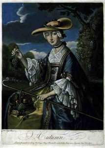 Herbst, graviert von C. Corbutt (Richard Purcell), veröffentlicht von Robert Sayer, ca. 1760 von Robert (after) Pyle