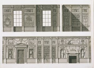 Erhebung der Bibliothek im Syon House, ca. 1760-69