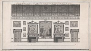 Headfort House, Esszimmer, Kaminseite von Robert Adam