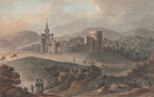 Studie für einen Stallhof in Kirkdale, Wigtownshire, Schottland von Robert Adam