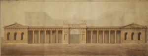 Der alte Admiralitätsschirm, spätes 18. Jahrhundert von Robert Adam