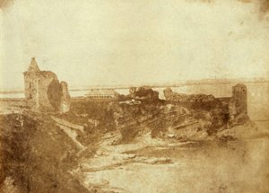 Druck von St. Andrews Castle in Fife, Schottland. Aus dem J. Paul Getty Museum von Robert Adamson