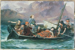 Während der Wanderung von Charles Edward Stuart von Robert Alexander Hillingford