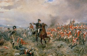 Der Herzog von Wellington bei Waterloo