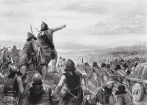 Überfall von Shamshi-Adad III. an die Küste des "Großen Meeres" von Robert Ambrose Dudley