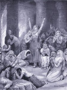 Die Rajput-Zeremonie von Jakhur (Holocaust) 1567 n. Chr. von Robert Ambrose Dudley