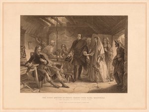 Das erste Treffen von Prinz Charles mit Flora Macdonald von Robert Anderson