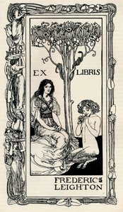 Ein Exlibris, 1894 von Robert Anning Bell