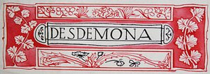 Desdemona, aus Shakespeares Heldinnen von Anna Murphy Jameson