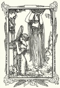 Illustration für Gedichte von John Keats von Robert Anning Bell