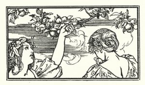Illustration für Gedichte von John Keats von Robert Anning Bell