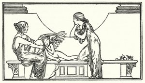 Illustration für Gedichte von John Keats von Robert Anning Bell