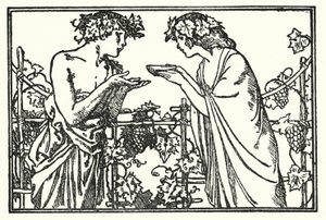 Illustration für Gedichte von John Keats: Endymion (Lithografie) von Robert Anning Bell