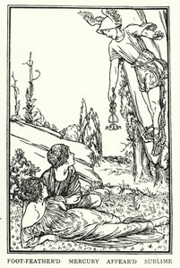 Illustration für Gedichte von John Keats: Endymion (Lithografie) von Robert Anning Bell