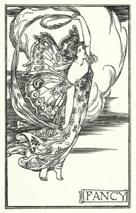 Illustration für Gedichte von John Keats: Fantasie (Lithografie) von Robert Anning Bell