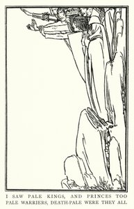 Illustration für Gedichte von John Keats: La Belle Dame Sans Merci von Robert Anning Bell