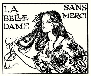 Illustration für Gedichte von John Keats: La Belle Dame Sans Merci von Robert Anning Bell