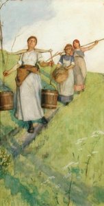 Heimkehr - Die Milchmädchen von Robert Anning Bell