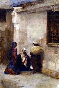 Straßenecke in Kairo von Robert Anning Bell