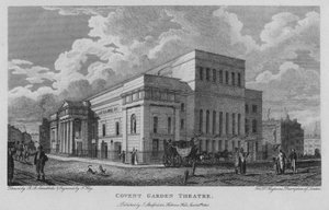 Covent Garden Theater von Robert Blemell (after) Schnebbelie
