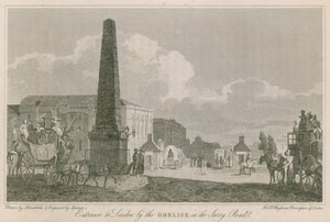 Eingang nach London durch den Obelisken in der Surrey Road von Robert Blemell Schnebbelie