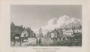 Eingang nach London von Islington von Robert Blemell Schnebbelie